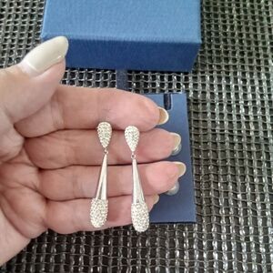 Swarovski Crystal Drop Pierced Earrings